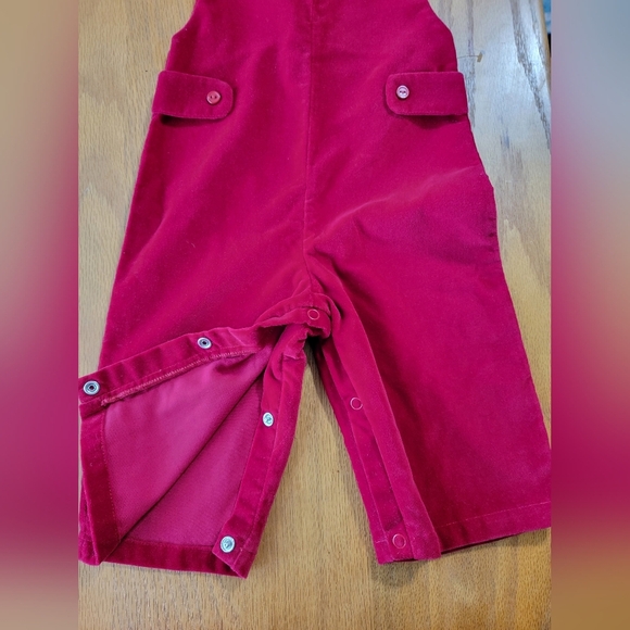 Baby Layette Sophie Dex Overalls, Red, Size 9 months, EUC - Picture 6 of 6